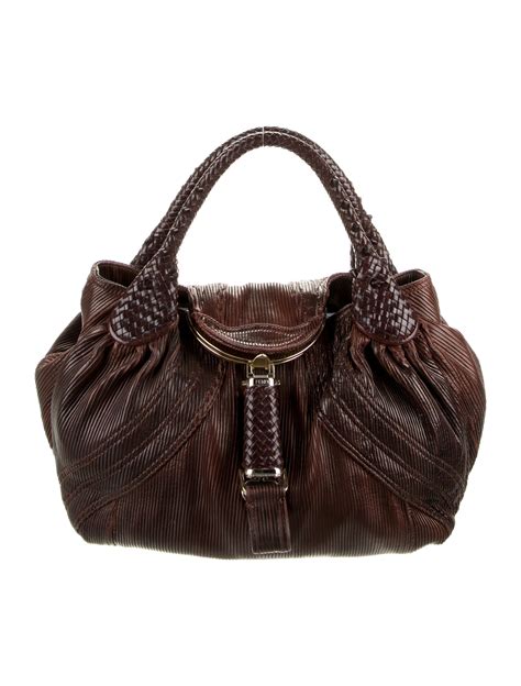 fendi hobo shoulder bags|Fendi spy hobo bag.